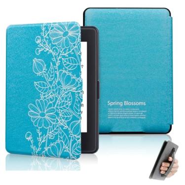 Imagem de GUKSRASO Capa para Kindle Paperwhite 11ª Geração/Signature Edition (6.8", Modelo: M2L3EK/M2L4EK) - Feito de Material à Prova D'água, com Suspensão Automática, Alça de Mão