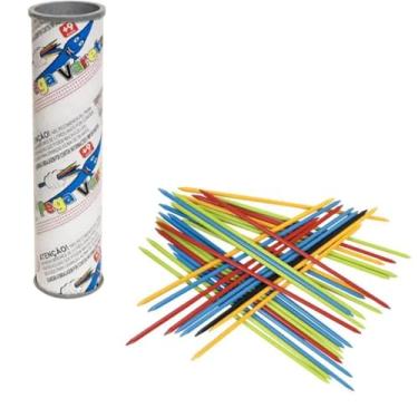 Imagem de Jogo Pega Vareta Educativo – Brinquedo Clássico no Tubo com 21 Palitos