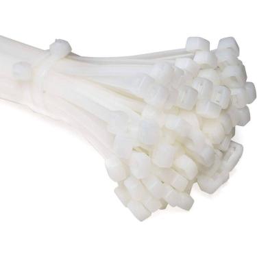 Imagem de Abraçadeira Nylon Enforca Gato 7,6X400Mm 100Un Tradestar Bco