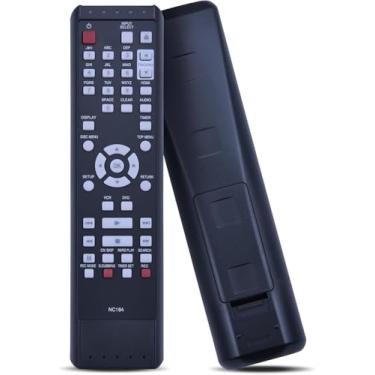 Imagem de Novo controle remoto de substituição NC184UH NC184 compatível com gravador combo Sanyo DVD VCR FWZV475E FWZV475F