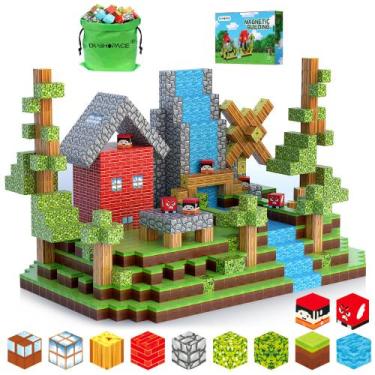 Imagem de Blocos de construção magnéticos DUSH PACE 120 PCS para crianças de 3 a