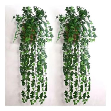 Imagem de Hera Artificial Decorativa com Vaso - Planta em Cascata para Ambientes Internos e Externos