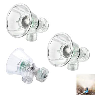 Imagem de ArrErr Pacote com 3 pontas de bico pulverizador alimentado por bateria de substituição 9/40.6 cm 14 mm bicos de irrigação de cabeça de chuveiro macio ajustável para pulverizador elétrico varinha