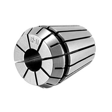 Imagem de uxcell ER32 Mandril de pinça de mola de 12 mm para máquina de gravação, ferramenta de fresagem de torno