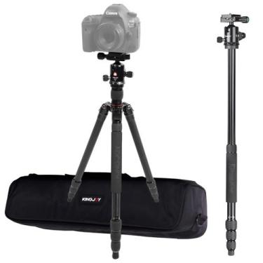 Imagem de Tripé Monopé Kingjoy A-1258 Cabeça Ball Head Alumínio 10kg