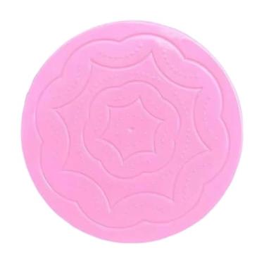 Imagem de predolo Prancha giratória para dançarinos, disco de treinamento de equilíbrio, redondo, antiderrapante, padrão floral, prancha giratória para dança, líderes, Rosa