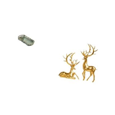 Imagem de Fenteer Bandeja Elegante de Resina para Alimentos E Artigos de Toucador de Veado para Café Da Manhã, Banheiro, Cafeteria E Sala de Estar, Armazenamento E