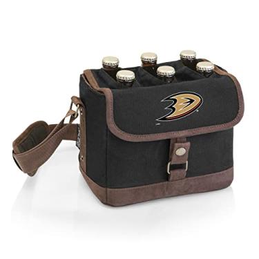 Imagem de PICNIC TIME Bolsa de cerveja NHL Anaheim Ducks - Bolsa térmica de cerveja com abridor - Pacote com 6 refrigeradores - Presentes para amantes de cerveja
