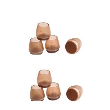 Imagem de Protetor para Pé de Cadeira - Antiderrapante, Não Risca Pisos e Silencioso(4,Redondo-26mm)