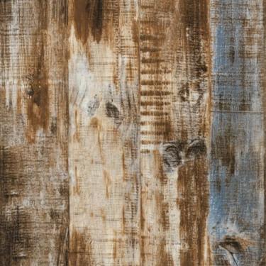 Imagem de LXCREAT Papel de contato com bloco de açougueiro de madeira sintética 43 cm x 393 cm para decoração de cozinha de prateleira