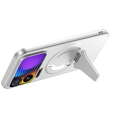 Imagem de LTLMYDAM Capa fosca para Xiaomi 17 Pro Max/17 Pro/17, capa ultrafina à prova de choque, capa magnética resistente a arranhões, prata, 17 Pro Max