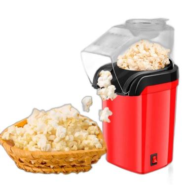 Imagem de Máquina Elétrica Preparo Pipocas Saudáveis Sem Óleo Rápido