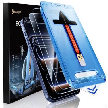 Imagem de Protetor de tela MAGIC JOHN iPhone 17 Pro 6,3", pacote com 2 unidades 