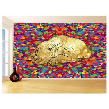 Imagem de Papel De Parede 3D Animais Pop Art Cachorro Pet 3,5M Pxa215 - Você Dec