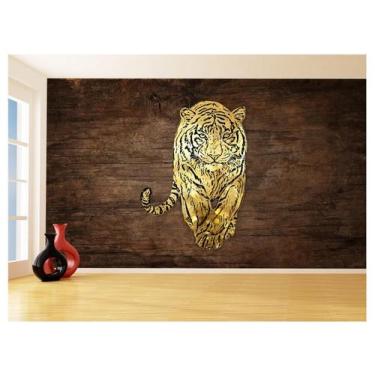 Imagem de Papel De Parede 3D Animais Pop Art Tigre Felino 3,5M Pxa147 - Você Dec