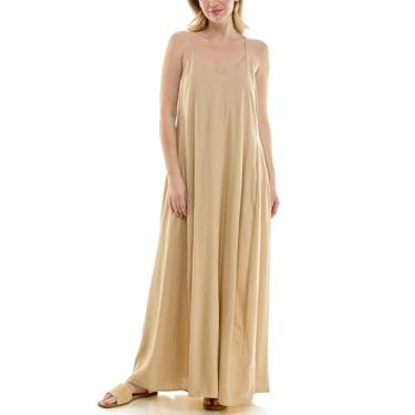 Imagem de Nicole Miller Vestido feminino maxi slip, Overcast, M