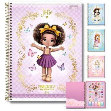 Imagem de Caderno De 10 Materias Jolie 160fls Capas Sortidas - Tilibra