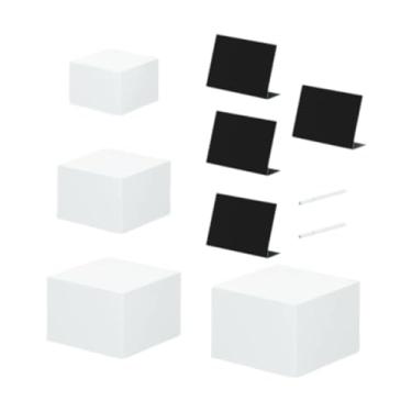 Imagem de Kuntesetty 4x Cubos de Acrílico para Exibição de Sobremesas E Buffet