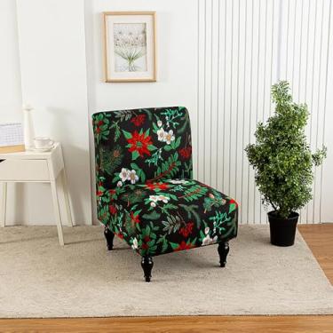 Imagem de Capa de cadeira com detalhes florais, capas protetoras de móveis removíveis sem braços, elástico antiderrapante, para sala de estar, sala de jantar, hotel, tipo 10, tamanho regular