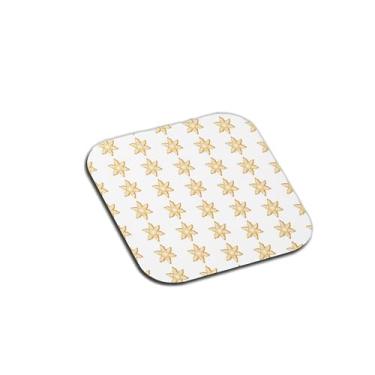 Imagem de Porta Copos Com Ilustração Personalizada Feliz Feriado Fundo De Pão De Gengibre - Tamanho 9x9 cm