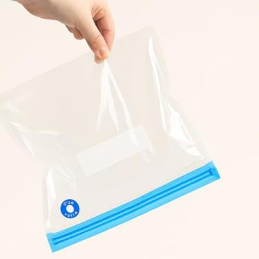 Imagem de Saco a Vácuo Viagem Organizador de Mala 26x28cm Kit 5 Unidades