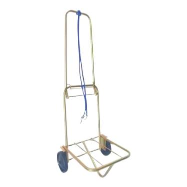 Imagem de Carrinho Maleiro Dobrável – Dobrável, Ideal para Feira e Transporte de Cargas(ZINCO)