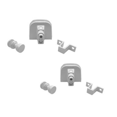 Imagem de Kit Instalação - Janela De Correr 4 Folhas de Vidro - Branco - De acor