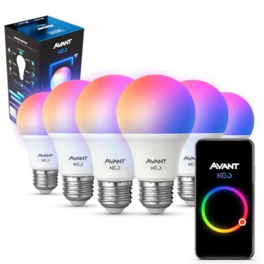 Imagem de Lampada Led Smart Inteligente Wi-fi 2.4 GHz Alexa google 10w RGB E27 110v/220v Cod: 290028177 Neo Avant (RGB, 6 Unidades)