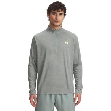 Imagem de Blusa de Treino Under Armour Tech Textured Masculina M Verde-Masculino