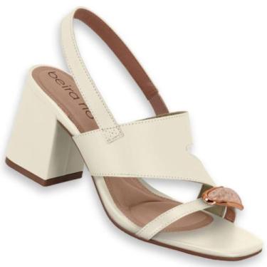 Imagem de Sandalia Beira Rio 8436.243 Feminina, Off white, 37