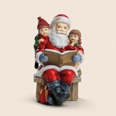 Imagem de Adorno Noel Magic Resina 11x18cm - Acasa Vermelho