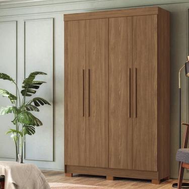 Imagem de Guarda-roupa Solteiro Santos Andirá Sarandi 130cm De Largura Jatobá