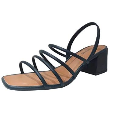 Imagem de Sandália em Tiras Salto Baixo Dakota Y2081