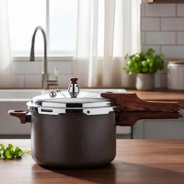 Imagem de Panela de Pressão Mimo Style PressCook 4,2L Antiaderente Cerâmica Indu