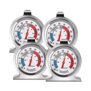 Imagem de Termômetro De Refrigerador Com Mostrador Grande, Pacote Com 2 -20-80 g