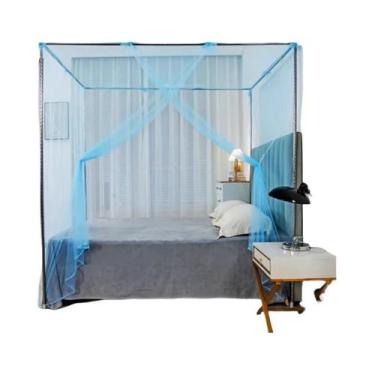Imagem de Mosquiteiro De Renda Princesa Para Cama De Quatro Cantos, Tenda Suspen