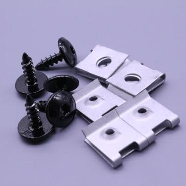 Imagem de DZMZL 5 conjuntos de porca de parafuso de proteção de corpo metal preto T25 Drive 16 mm N-909-747-01 e WHT-005-296 para Audi A3 A4 A5 A6 A7 A8 Q3 Q4 Q8 RS5 RS6