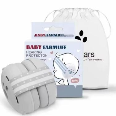 Imagem de Abafador Fone de Ruído Infantil Bebê Protetor Ouvido Som - Baby Earmuf