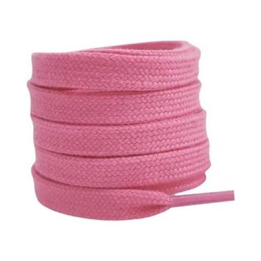 Imagem de Cadarços De Algodão Planos Unissex Para Tênis De Cano Alto AF1 AJ1, Ca