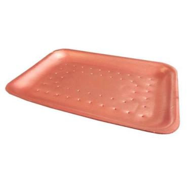 Imagem de Bandeja De Isopor Absorvente Rosa B03 Rasa C20 400 Unidades - Darnel