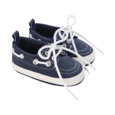 Imagem de Sapatos De Caminhada Para Bebê Menino Com Sola De Tecido Antiderrapant