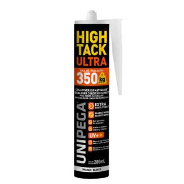 Imagem de Cola high tack ultra  (cola até 350kg) branco 280ml unipega