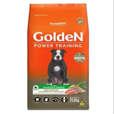 Imagem de Ração Golden Power Training Cães Adultos Frango Arroz 15kg