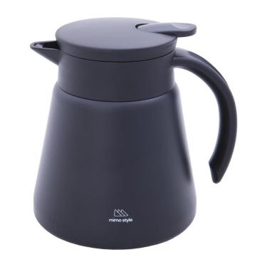 Imagem de Garrafa Térmica Inox Parede Dupla Com Alça 600Ml Mimo Preto