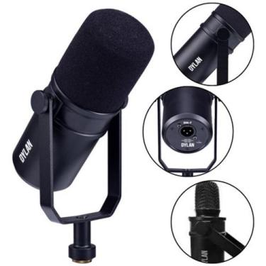Imagem de Microfone com Fio Dylan para Podcast Dm-7