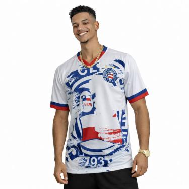 Imagem de Camisa Bahia Bicampeão Brasileiro - Maior do Nordeste - Escudo Emborrachado