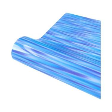 Imagem de Vinil Termocolante TPU/PU Com Listras Neon E Estrelas Em Cores Sortida