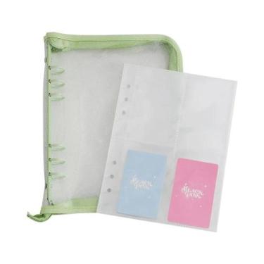 Imagem de Álbum Fichário A5 Com Zíper, Livro De Photocards Kpop Com 10 Folhas, O