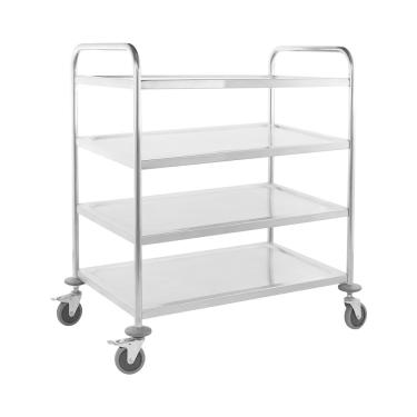 Imagem de Carro transporte 4 bandejas 86x54x117 cm inox