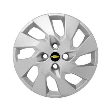 Imagem de Calota Aro 14 GM Onix/Prisma Prata com emblema preto - GFM